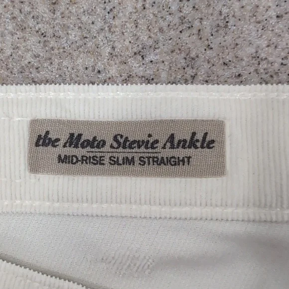 Adriano Goldschmied Moto Stevie ankle pants, mid-rise slim straight corduroy 26R - Picture 14 of 16